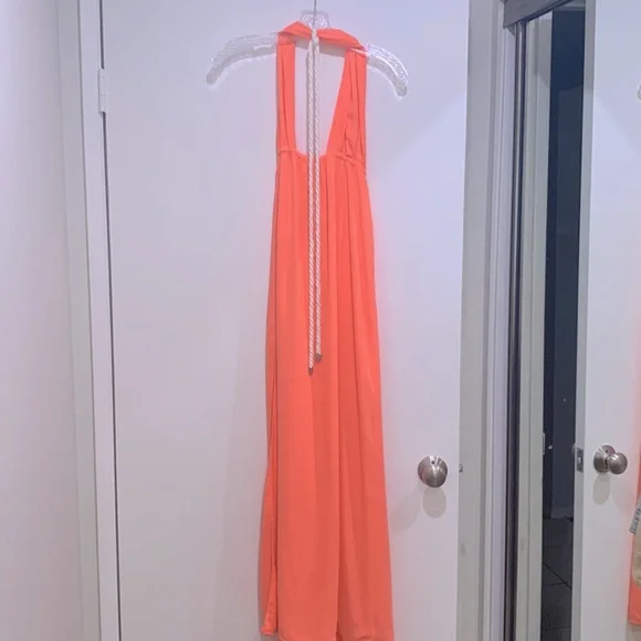 neon peach dress Willa Dress